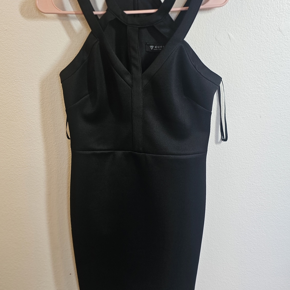 Guess Elegant Black Halter Dress